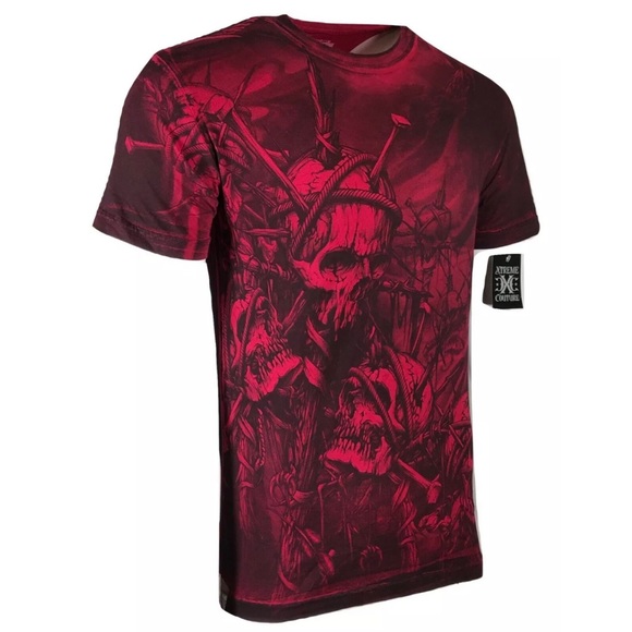 XTREME COUTURE by AFFLICTION Men T-Shirt HEADHUNTER - Picture 5 of 8